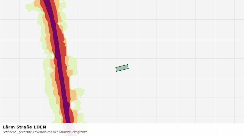 Statische Kartenansicht: Lärm Straße LDEN