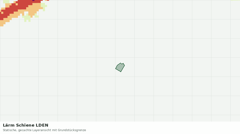 Statische Kartenansicht: Lärm Schiene LDEN