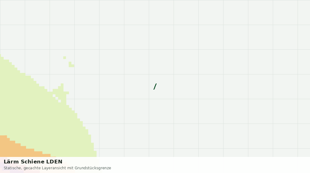 Statische Kartenansicht: Lärm Schiene LDEN