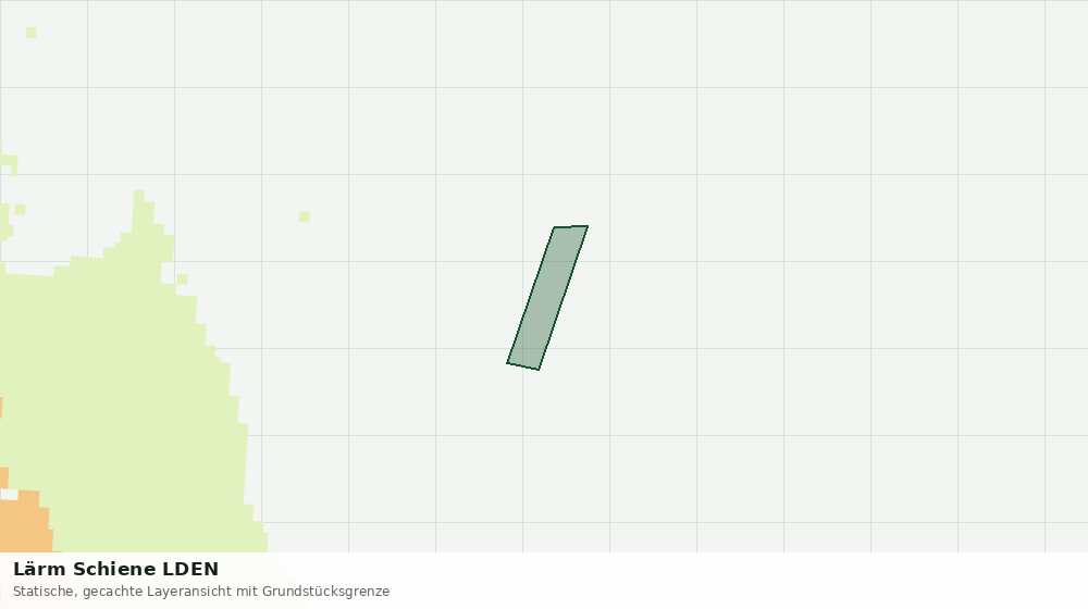 Statische Kartenansicht: Lärm Schiene LDEN