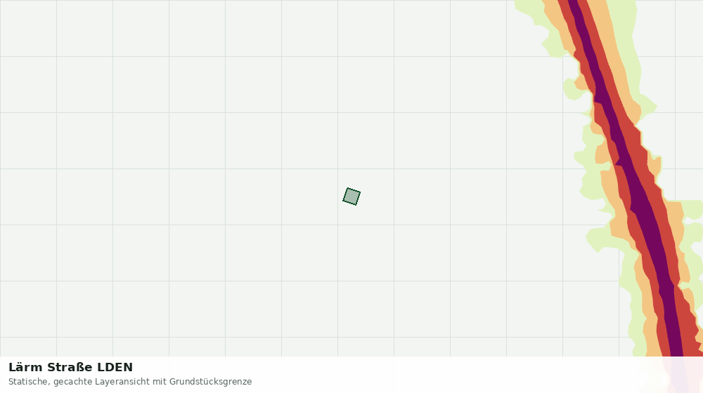 Statische Kartenansicht: Lärm Straße LDEN