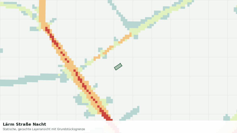 Statische Kartenansicht: Lärm Straße Nacht