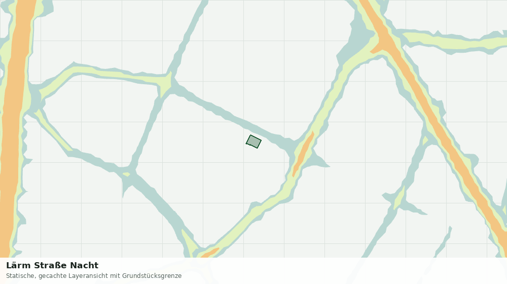 Statische Kartenansicht: Lärm Straße Nacht