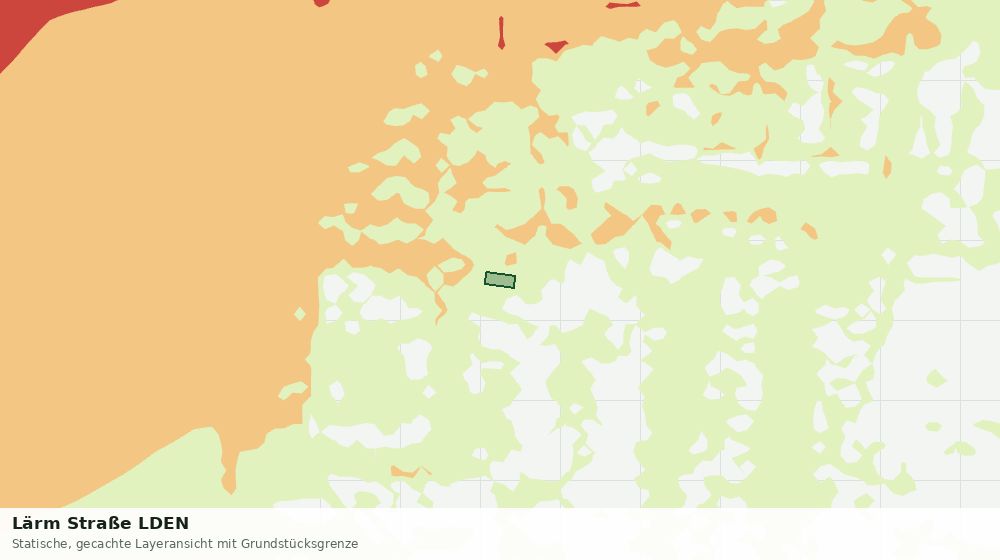 Statische Kartenansicht: Lärm Straße LDEN