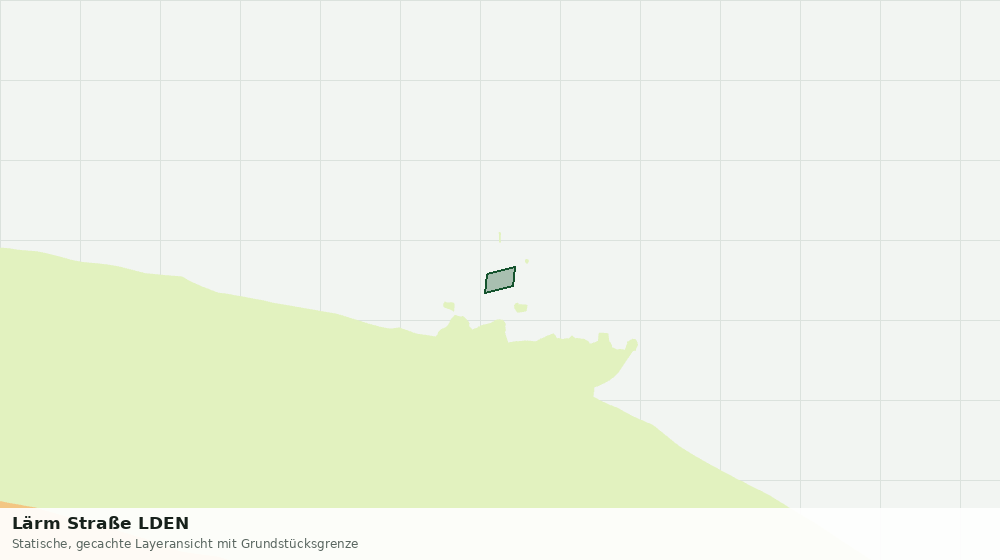 Statische Kartenansicht: Lärm Straße LDEN