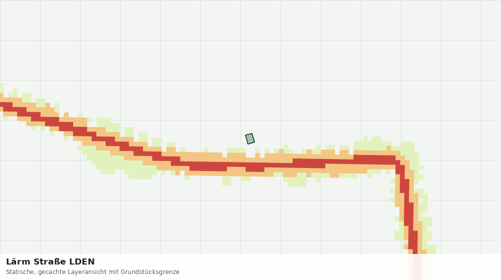 Statische Kartenansicht: Lärm Straße LDEN