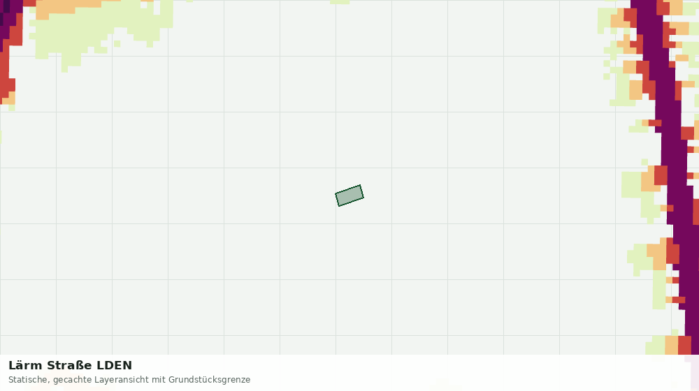 Statische Kartenansicht: Lärm Straße LDEN