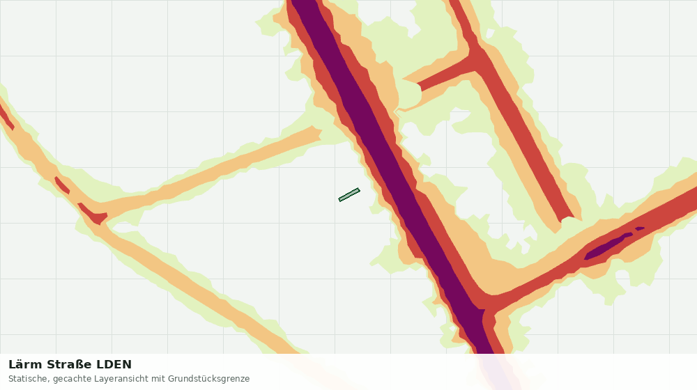 Statische Kartenansicht: Lärm Straße LDEN
