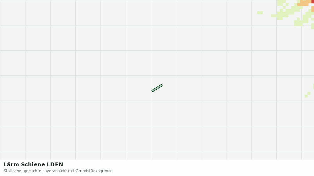 Statische Kartenansicht: Lärm Schiene LDEN