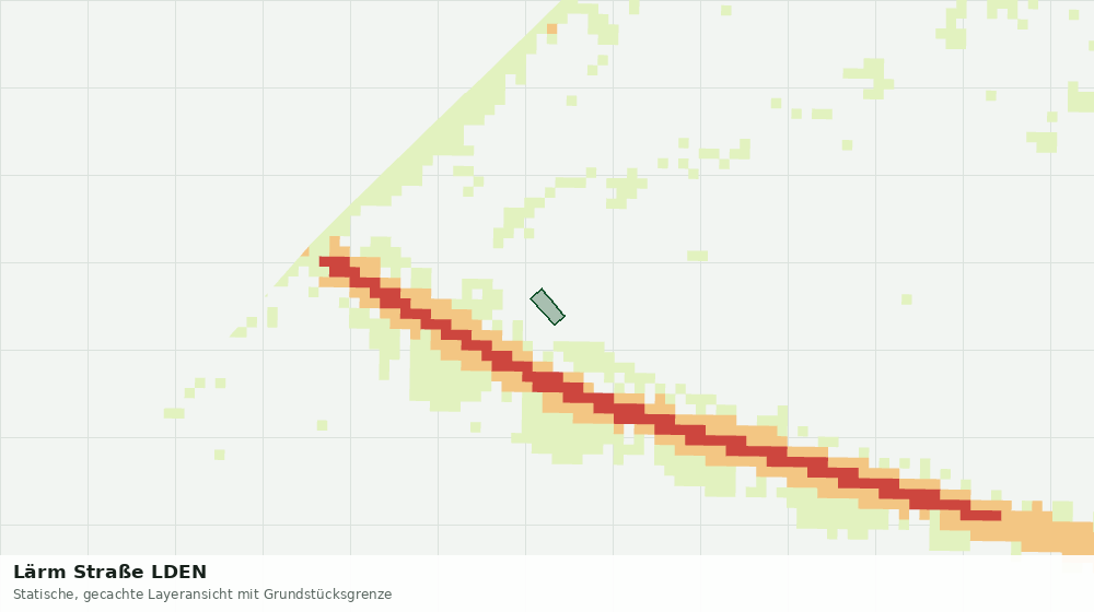 Statische Kartenansicht: Lärm Straße LDEN