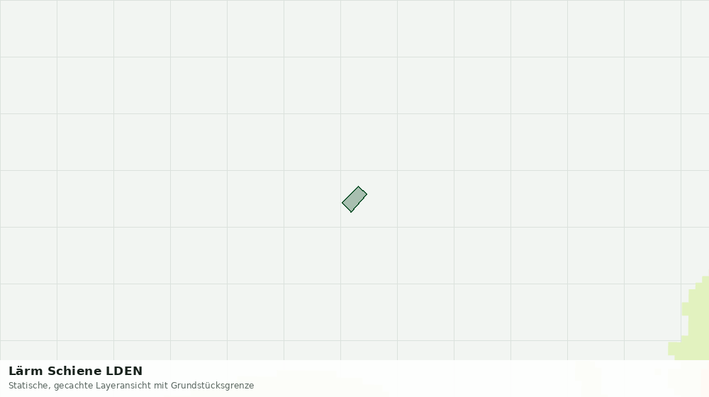 Statische Kartenansicht: Lärm Schiene LDEN