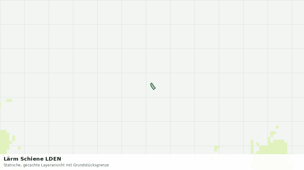 Statische Kartenansicht: Lärm Schiene LDEN