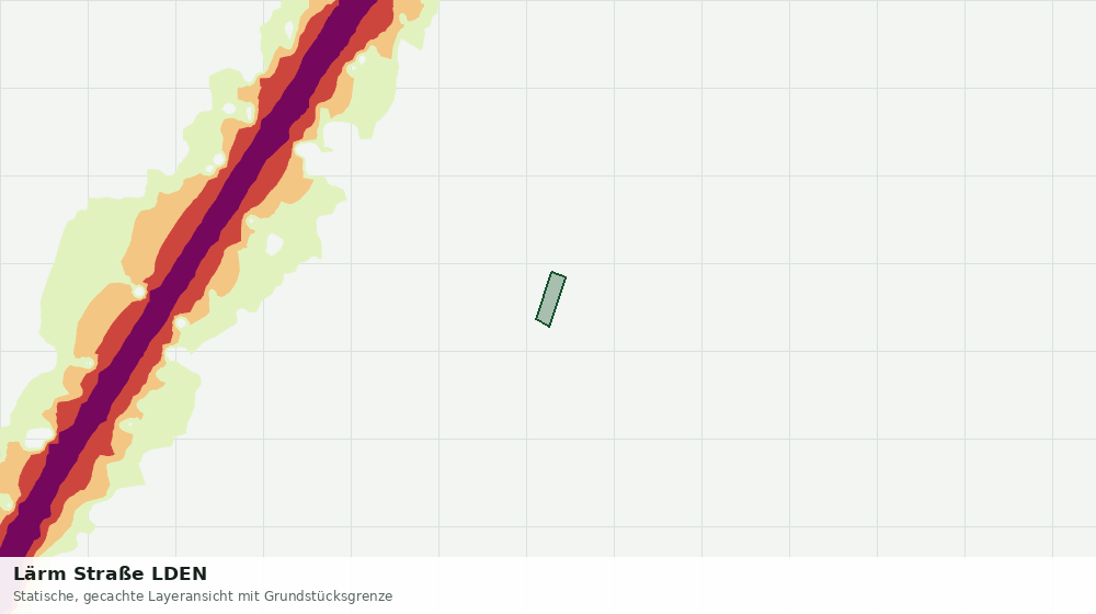 Statische Kartenansicht: Lärm Straße LDEN