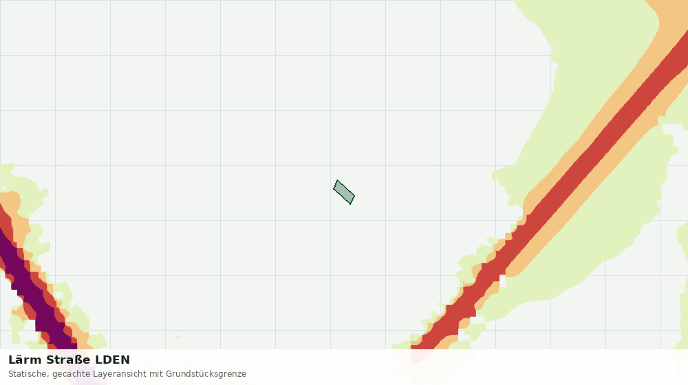 Statische Kartenansicht: Lärm Straße LDEN