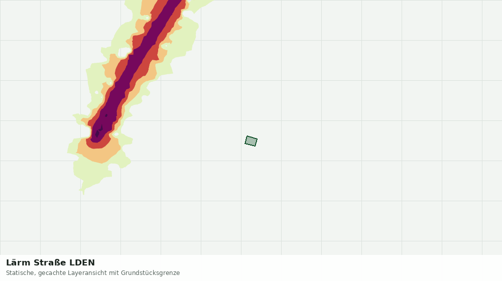 Statische Kartenansicht: Lärm Straße LDEN
