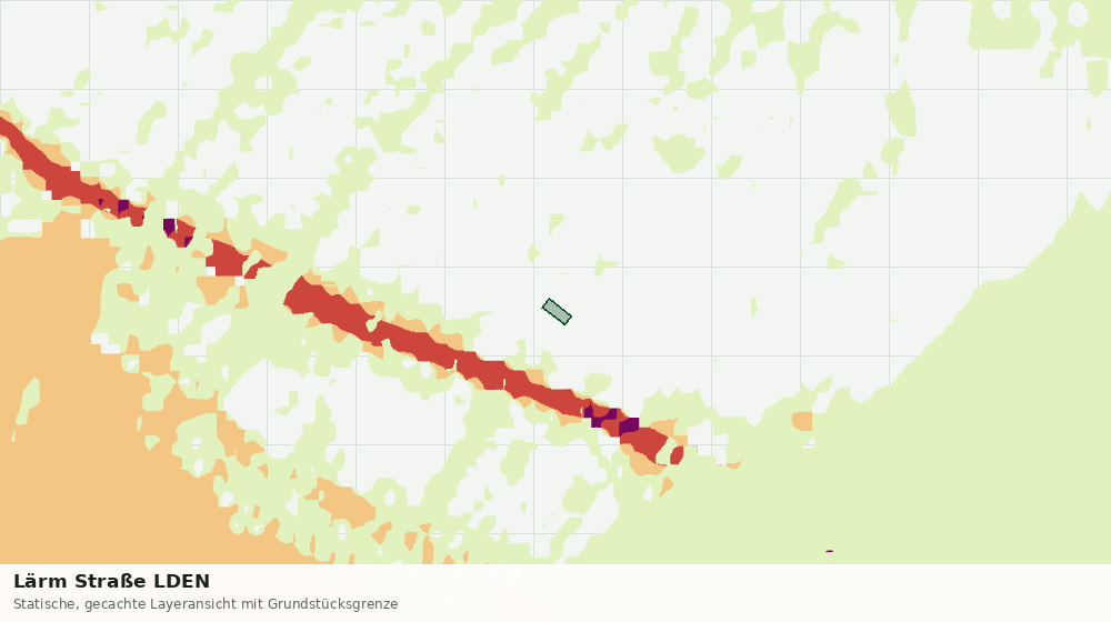 Statische Kartenansicht: Lärm Straße LDEN