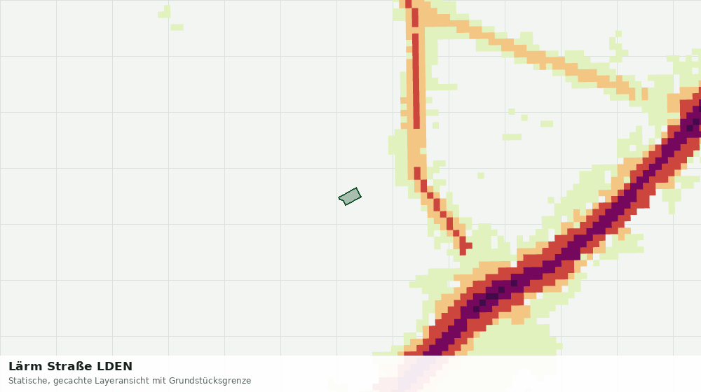 Statische Kartenansicht: Lärm Straße LDEN