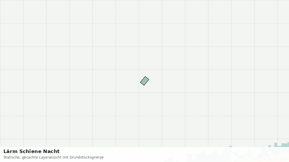 Statische Kartenansicht: Lärm Schiene Nacht