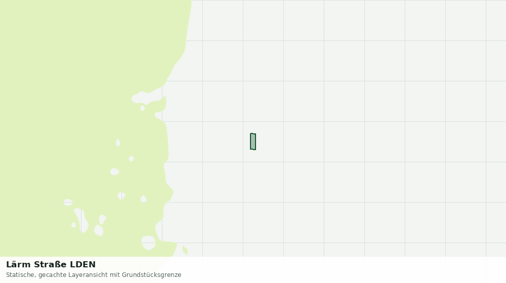 Statische Kartenansicht: Lärm Straße LDEN