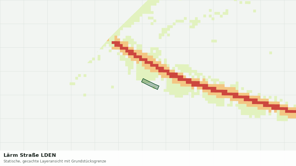 Statische Kartenansicht: Lärm Straße LDEN