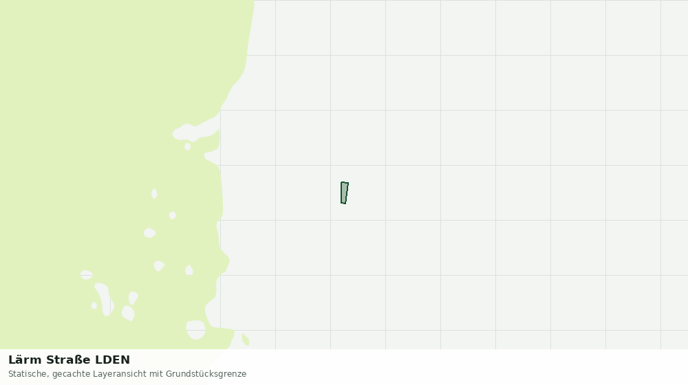 Statische Kartenansicht: Lärm Straße LDEN