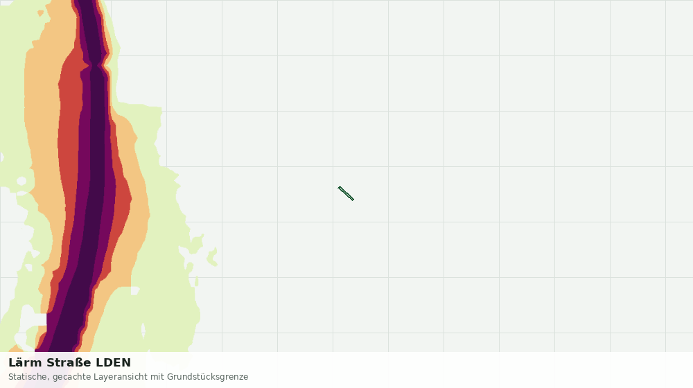 Statische Kartenansicht: Lärm Straße LDEN