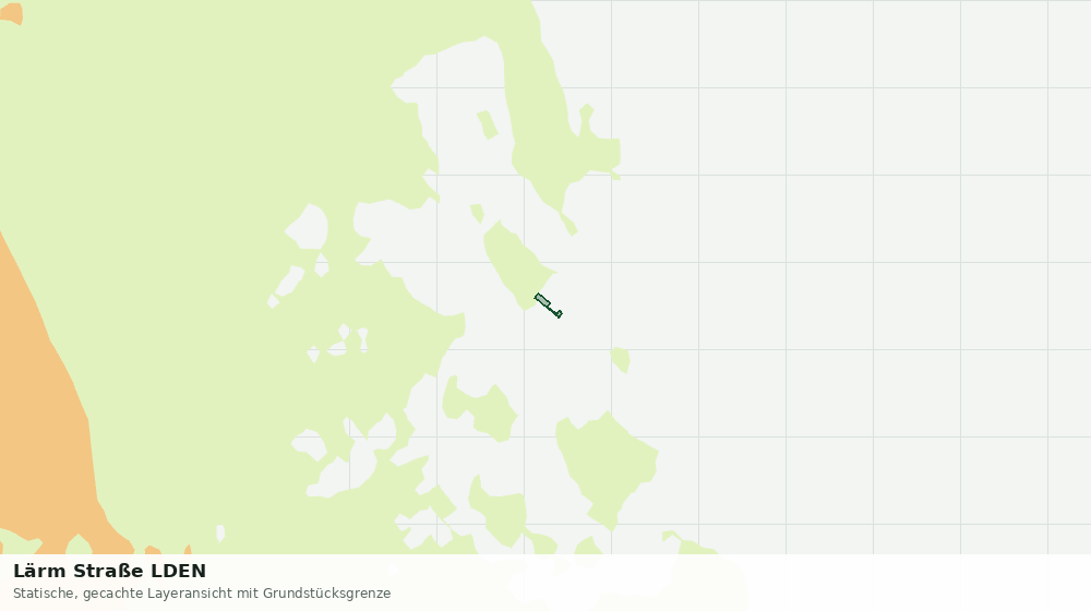 Statische Kartenansicht: Lärm Straße LDEN