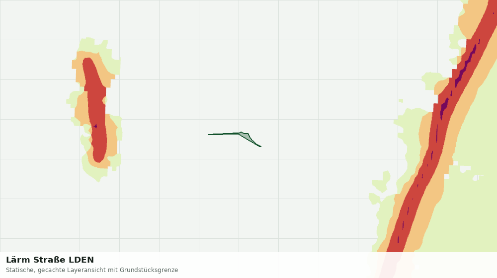 Statische Kartenansicht: Lärm Straße LDEN