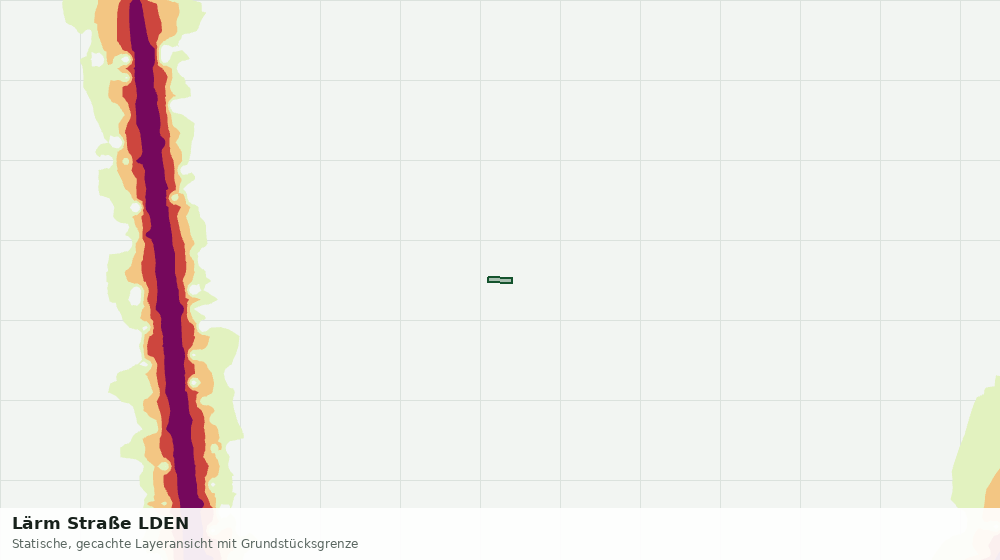 Statische Kartenansicht: Lärm Straße LDEN