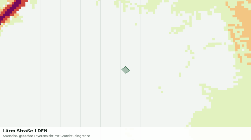 Statische Kartenansicht: Lärm Straße LDEN