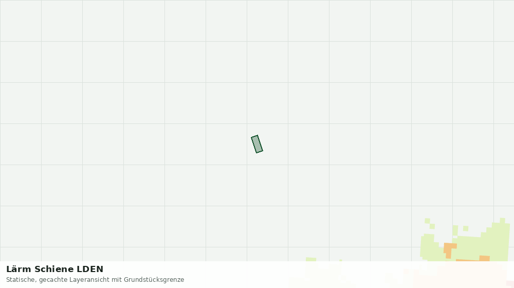 Statische Kartenansicht: Lärm Schiene LDEN