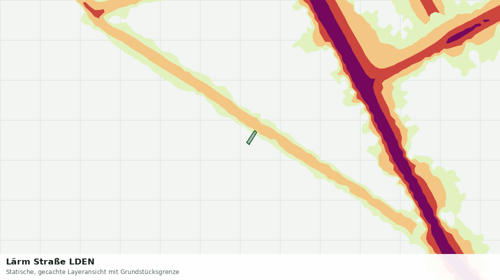 Statische Kartenansicht: Lärm Straße LDEN