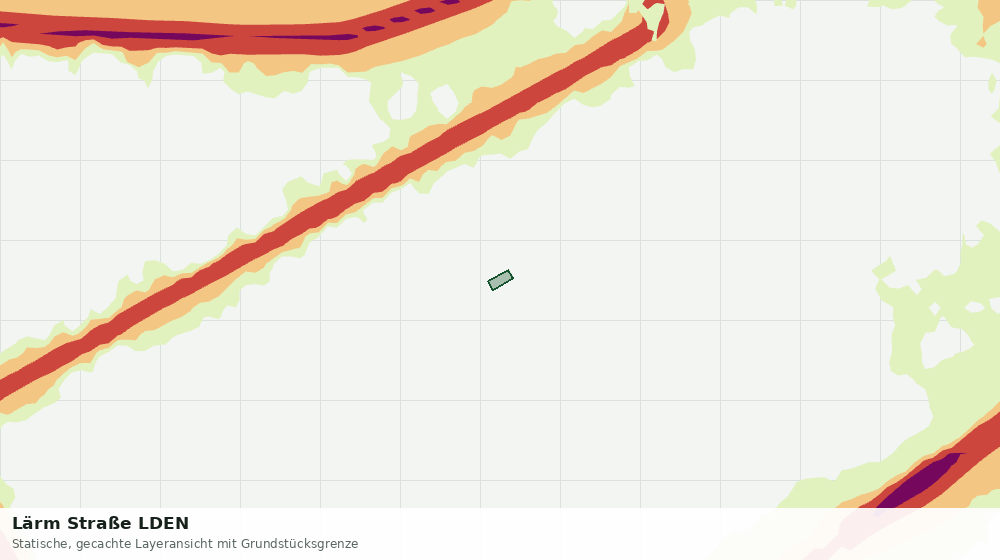 Statische Kartenansicht: Lärm Straße LDEN
