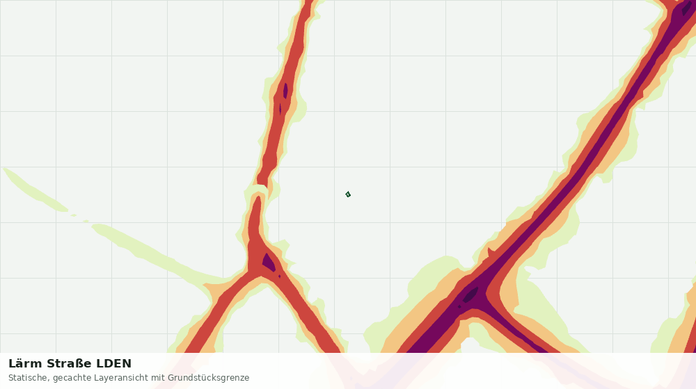 Statische Kartenansicht: Lärm Straße LDEN