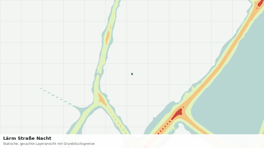 Statische Kartenansicht: Lärm Straße Nacht