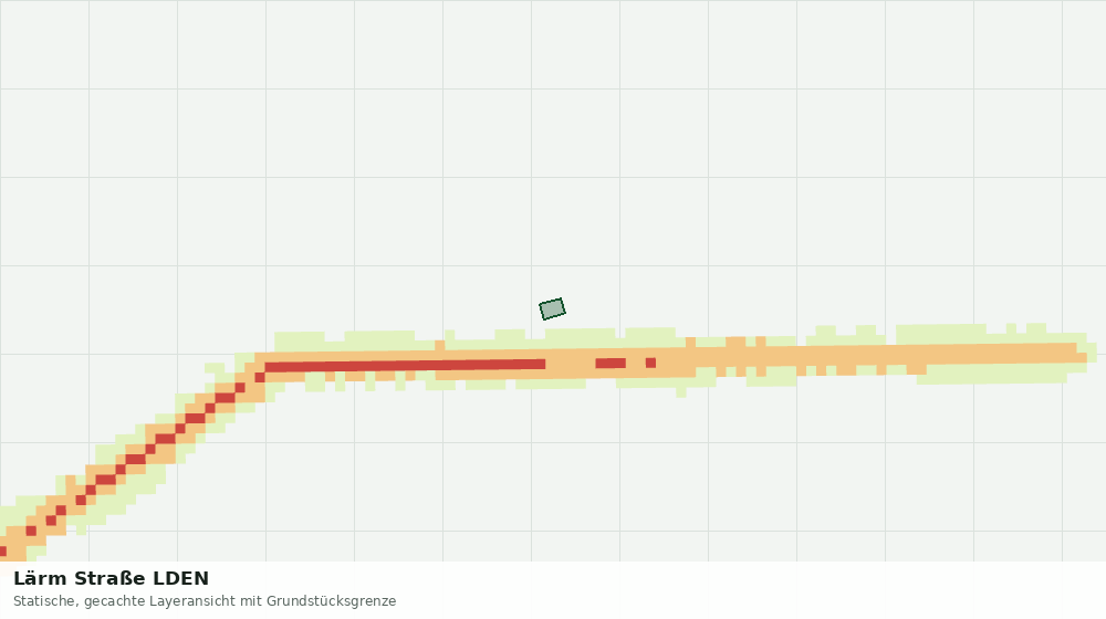 Statische Kartenansicht: Lärm Straße LDEN