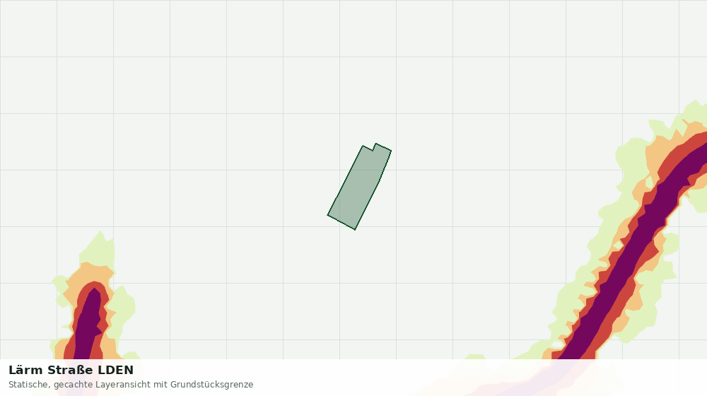 Statische Kartenansicht: Lärm Straße LDEN