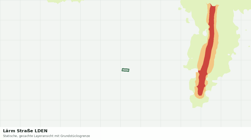 Statische Kartenansicht: Lärm Straße LDEN