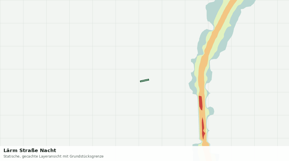 Statische Kartenansicht: Lärm Straße Nacht