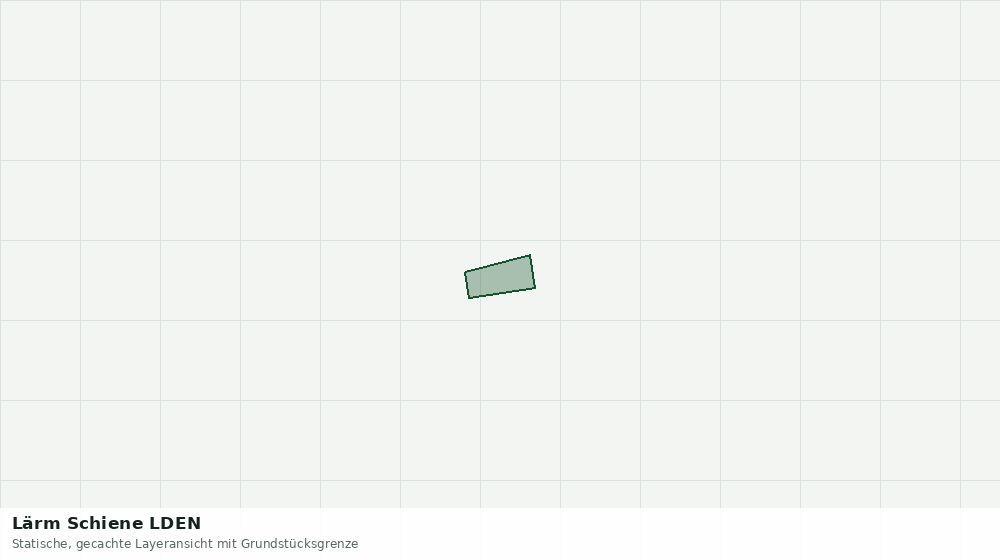 Statische Kartenansicht: Lärm Schiene LDEN