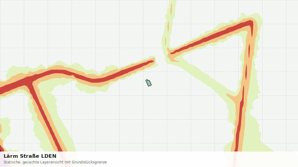 Statische Kartenansicht: Lärm Straße LDEN