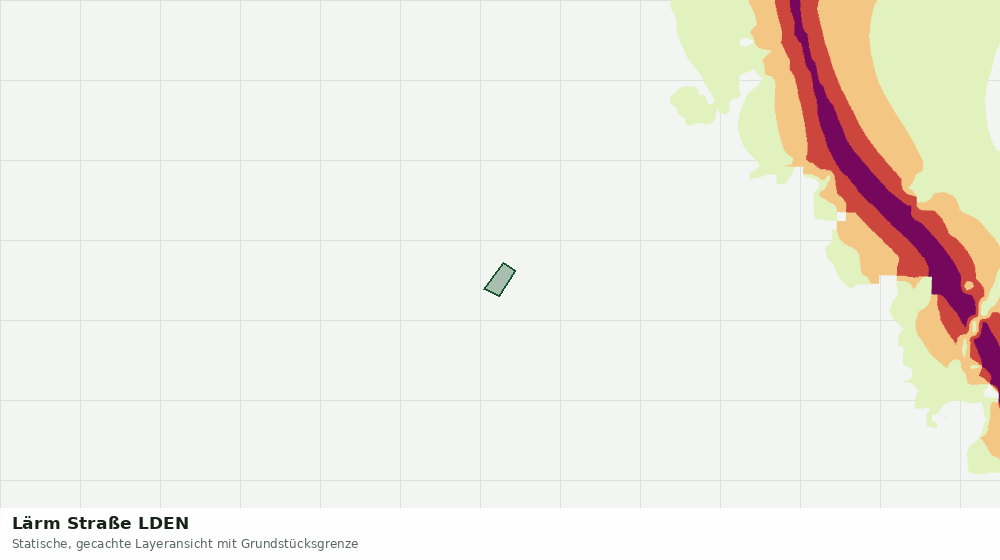 Statische Kartenansicht: Lärm Straße LDEN