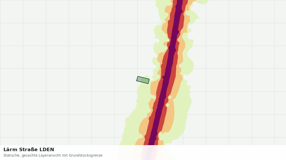 Statische Kartenansicht: Lärm Straße LDEN