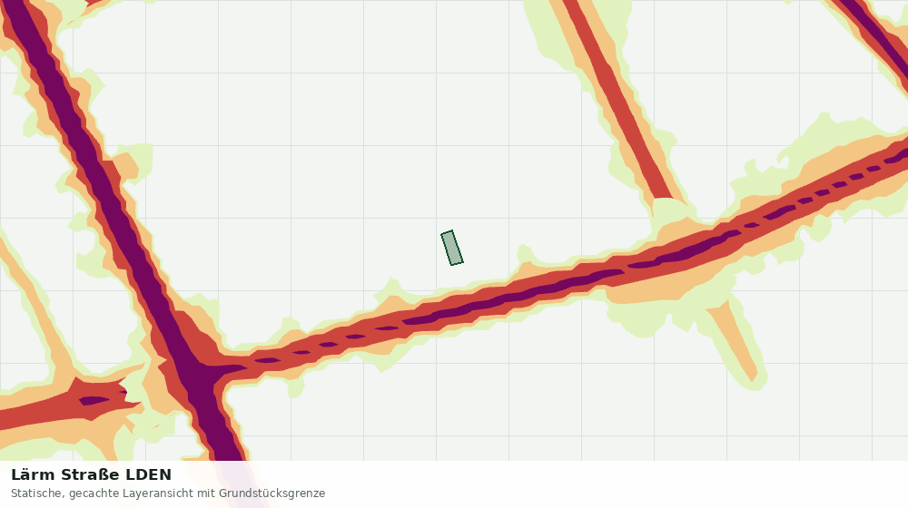 Statische Kartenansicht: Lärm Straße LDEN
