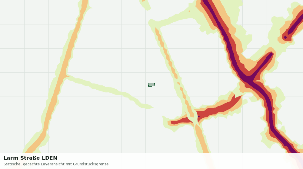 Statische Kartenansicht: Lärm Straße LDEN