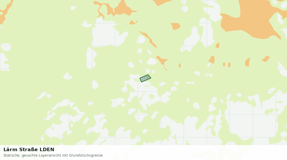 Statische Kartenansicht: Lärm Straße LDEN