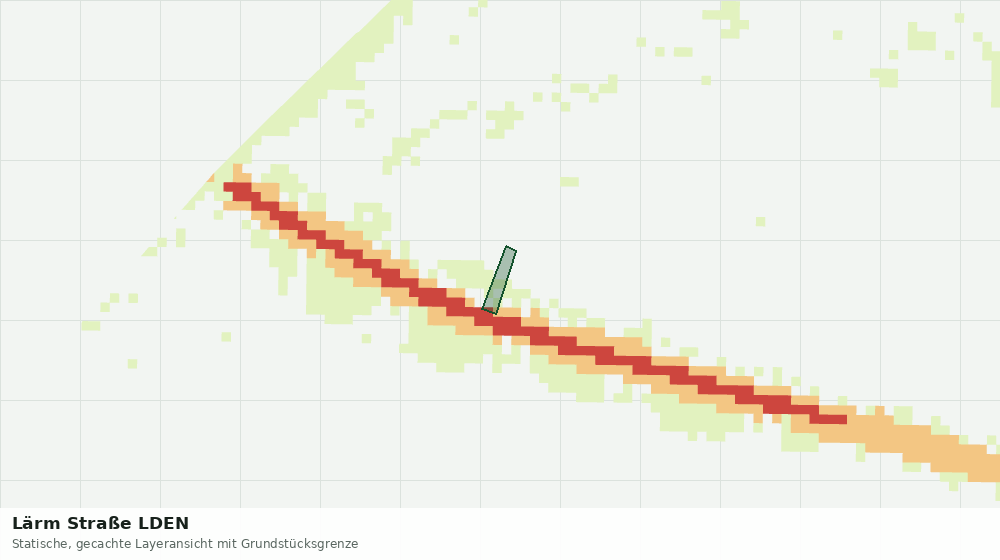 Statische Kartenansicht: Lärm Straße LDEN