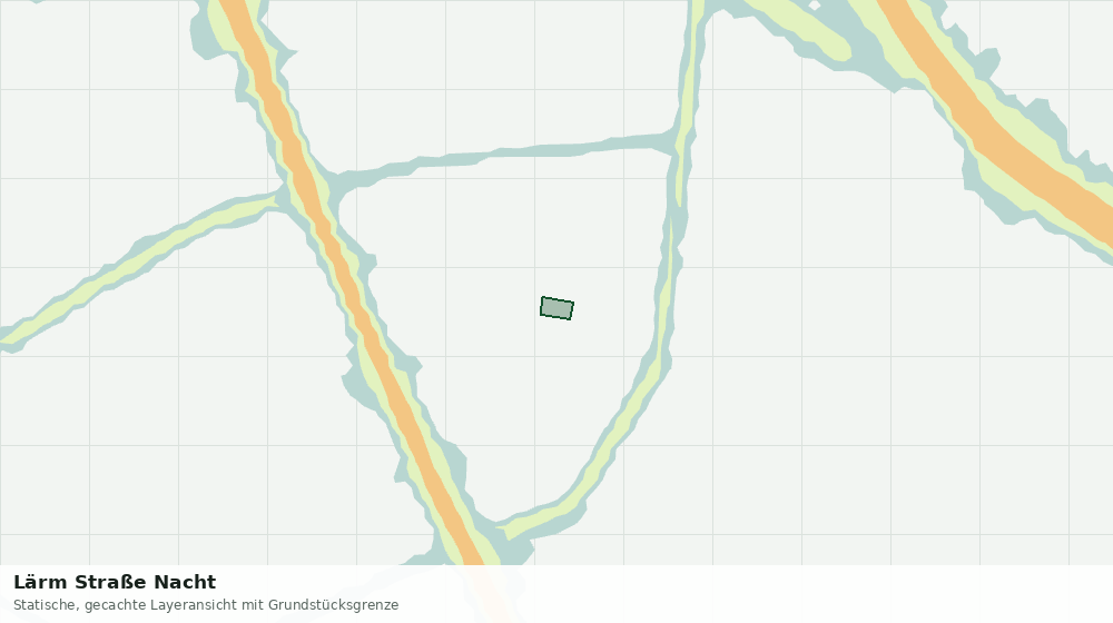 Statische Kartenansicht: Lärm Straße Nacht