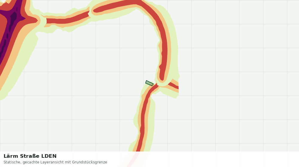 Statische Kartenansicht: Lärm Straße LDEN