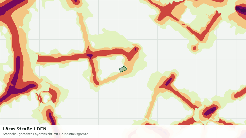 Statische Kartenansicht: Lärm Straße LDEN